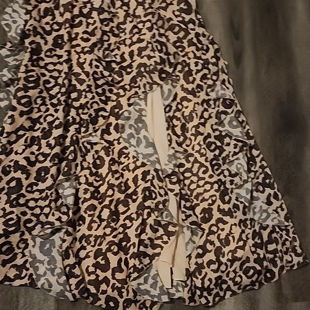NICHOLAS KAMILA RUFFLE COWL NECK DRESS SIZE 8 - Picture 7 of 8